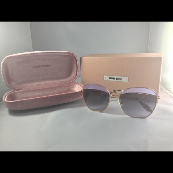 Miu Miu SMU53Q Purple/Gold frame. - Picture 1 of 4